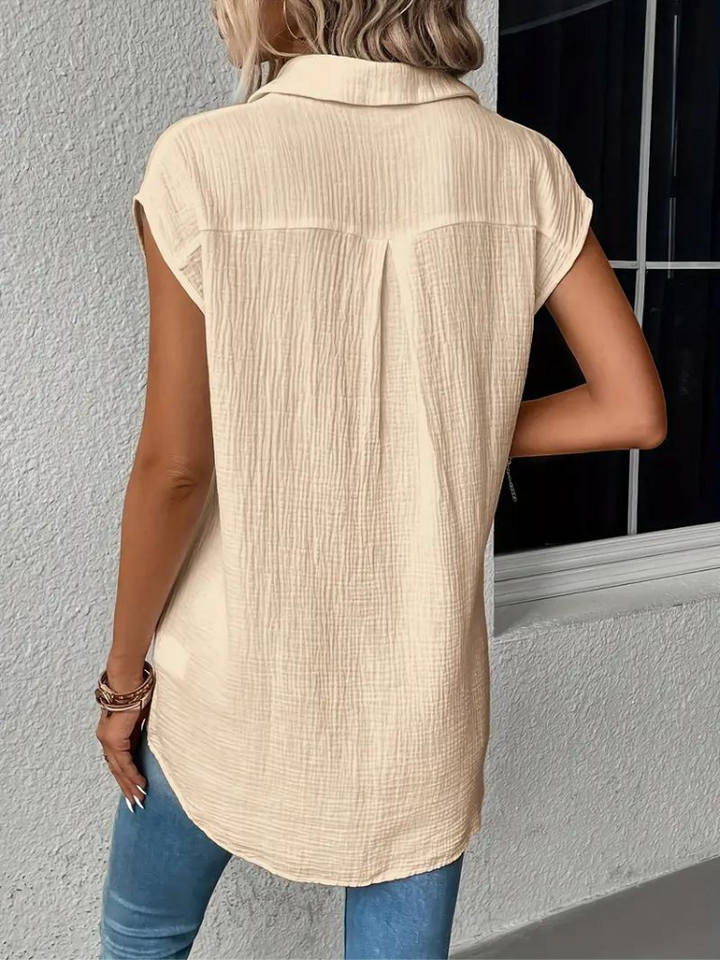 Camicetta elegante da donna senza maniche - un look elegante per ogni occasione