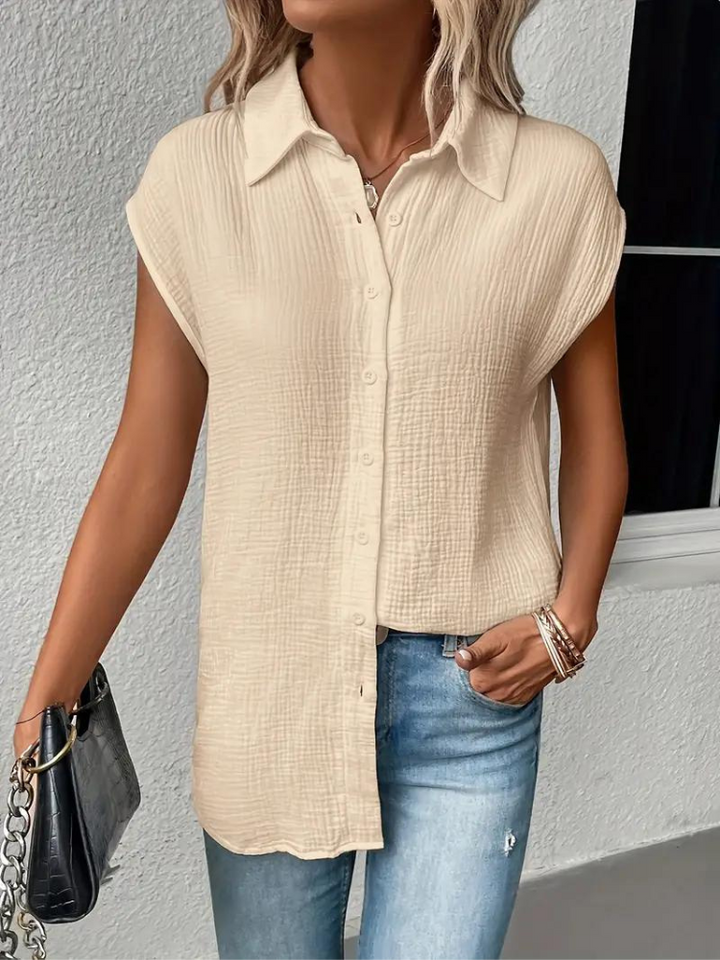 Camicetta elegante da donna senza maniche - un look elegante per ogni occasione