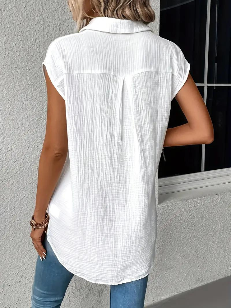 Camicetta elegante da donna senza maniche - un look elegante per ogni occasione