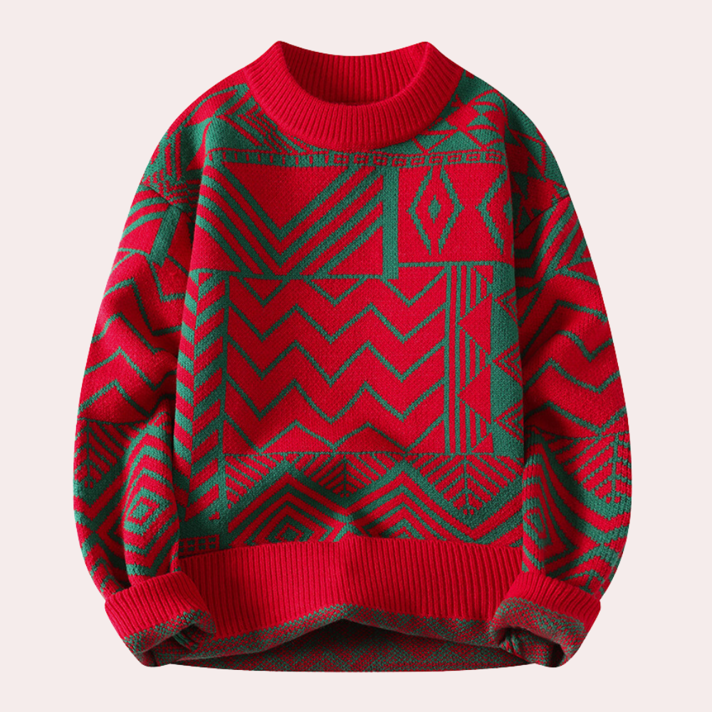 Esclusivo maglione da uomo in materiali pregiati