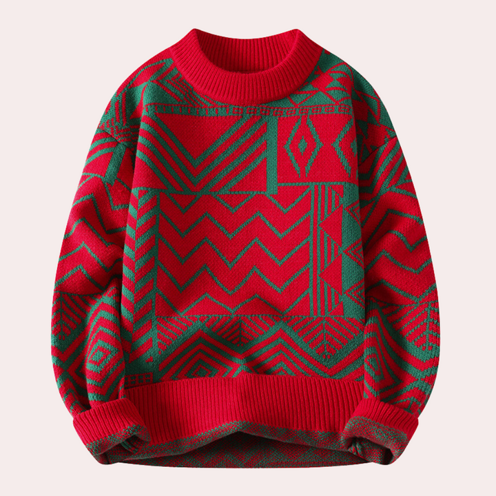 Esclusivo maglione da uomo in materiali pregiati