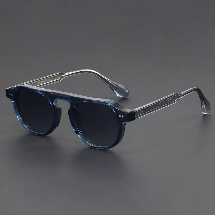 Eleganti occhiali da sole retro vintage per uomo