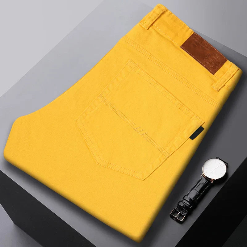 Jeans premium slim fit da uomo - denim elegante per un look perfetto