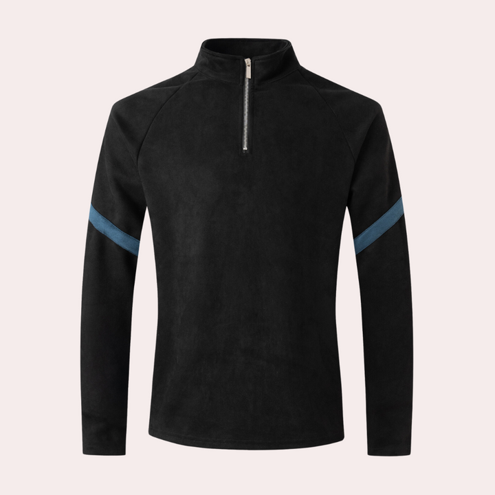 Elegante maglione da uomo in lussuoso misto lana, classico ed elegante per ogni occasione.