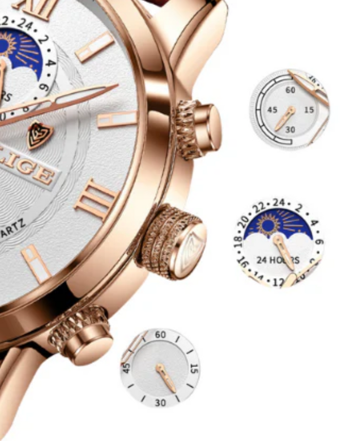 Un orologio da uomo elegante e resistente all'acqua per ogni occasione