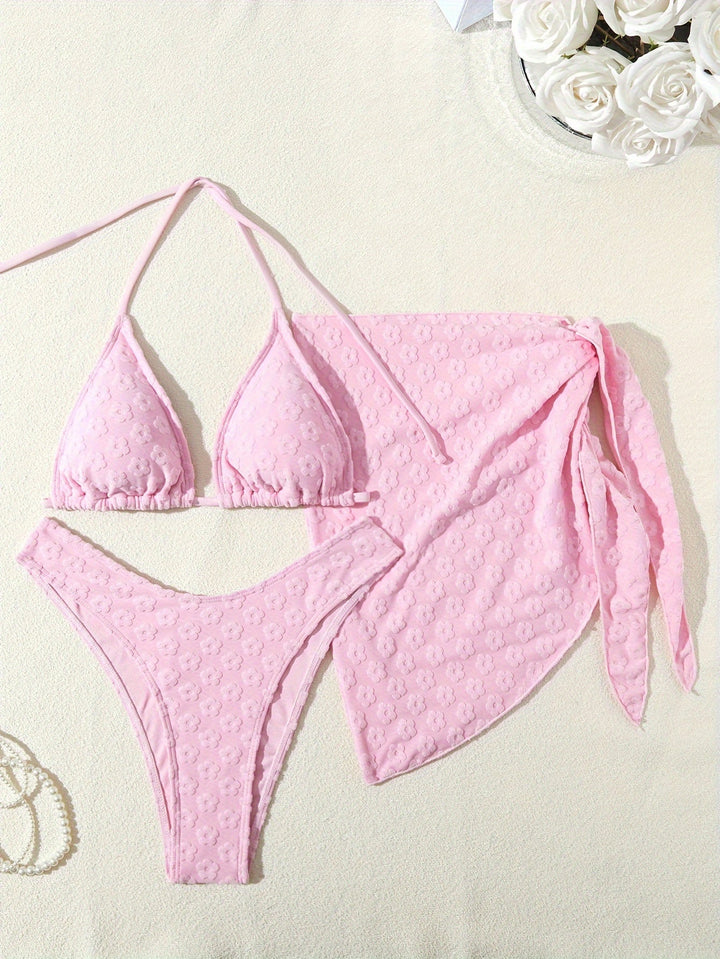 Orietta | Incantevole set bikini con stampa a fiori per un look elegante e pulito