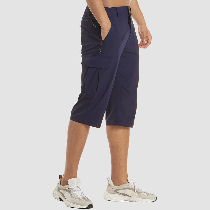 Pantaloncini cargo da uomo ad asciugatura rapida - uniscono comfort e funzionalità