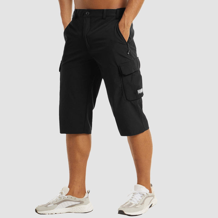 Pantaloncini cargo da uomo ad asciugatura rapida - uniscono comfort e funzionalità