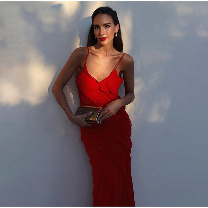 <html>
<body>
<p>Almudena | Abito maxi elegante con ruches giocose</p>
</body>
</html>