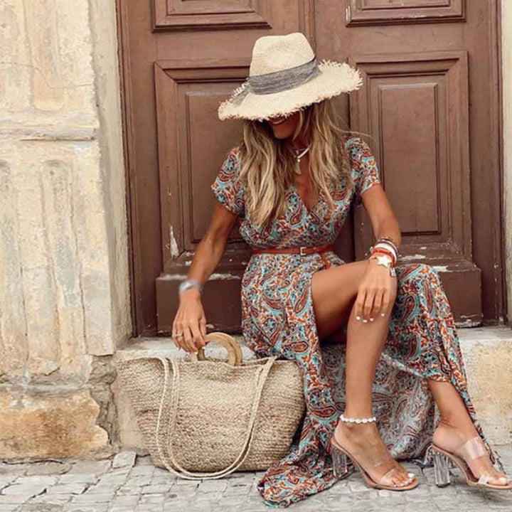 Elegante abito boho da donna - la scelta perfetta per uno stile trendy e casual