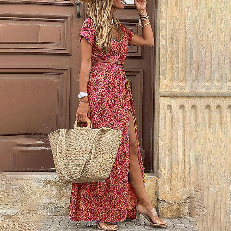 Elegante abito boho da donna - la scelta perfetta per uno stile trendy e casual