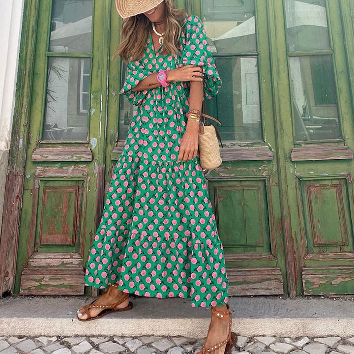 Elegante abito lungo da donna per le occasioni speciali
