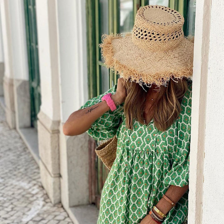Elegante abito lungo da donna per le occasioni speciali