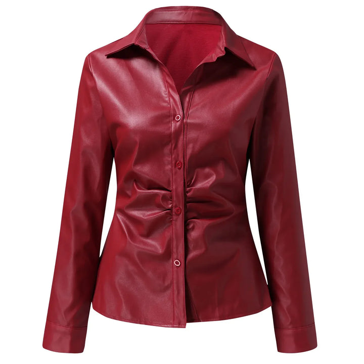 <p>Elegante Blusa in Pelle Jorien per un Look Stile e Raffinato</p>