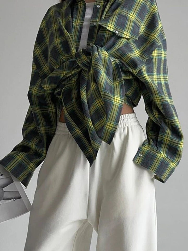 <html>Caitlin - Camicia in flanella a quadri elegante per un look perfetto</html>