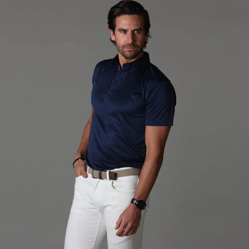 Elegante polo da uomo - perfetta per l'abbigliamento quotidiano e per il tempo libero
