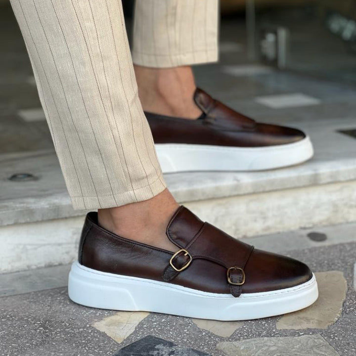 Mocassini da uomo in pelle, eleganti e confortevoli, perfetti per l'abbigliamento casual e da lavoro