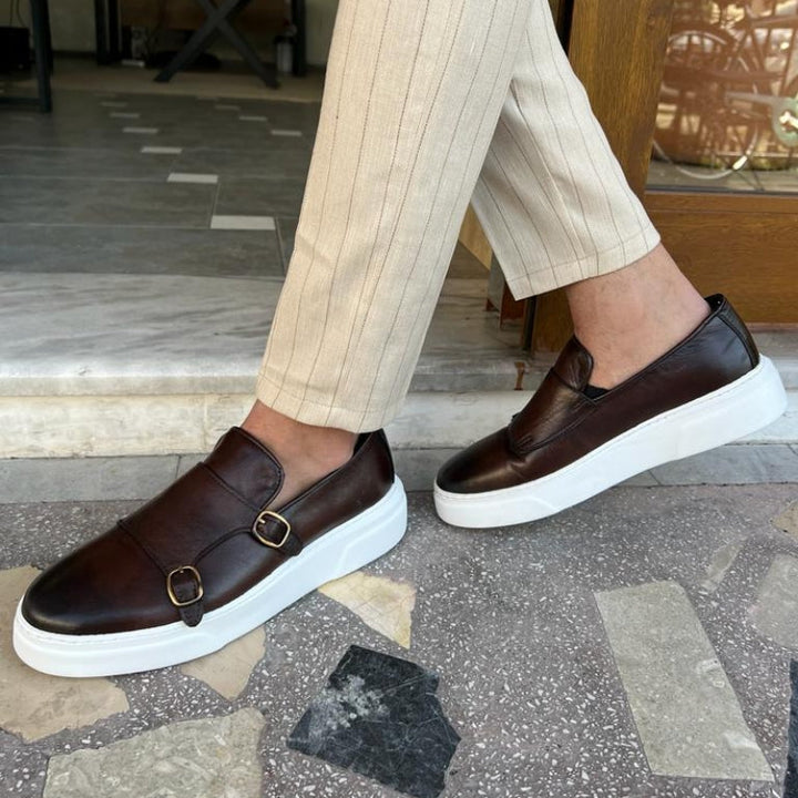 Mocassini da uomo in pelle, eleganti e confortevoli, perfetti per l'abbigliamento casual e da lavoro