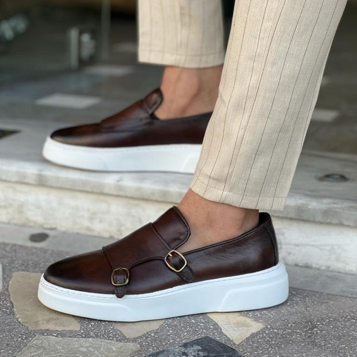Mocassini da uomo in pelle, eleganti e confortevoli, perfetti per l'abbigliamento casual e da lavoro