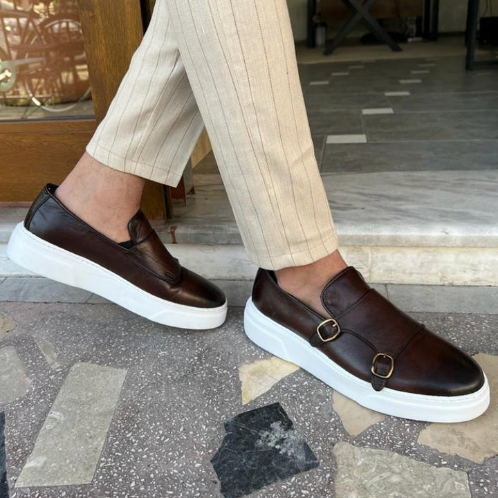 Mocassini da uomo in pelle, eleganti e confortevoli, perfetti per l'abbigliamento casual e da lavoro