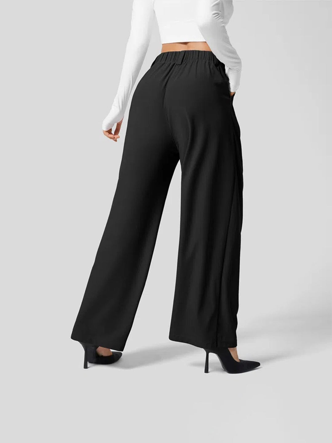 Eleganti pantaloni palazzo da donna con vestibilità ampia per il massimo comfort