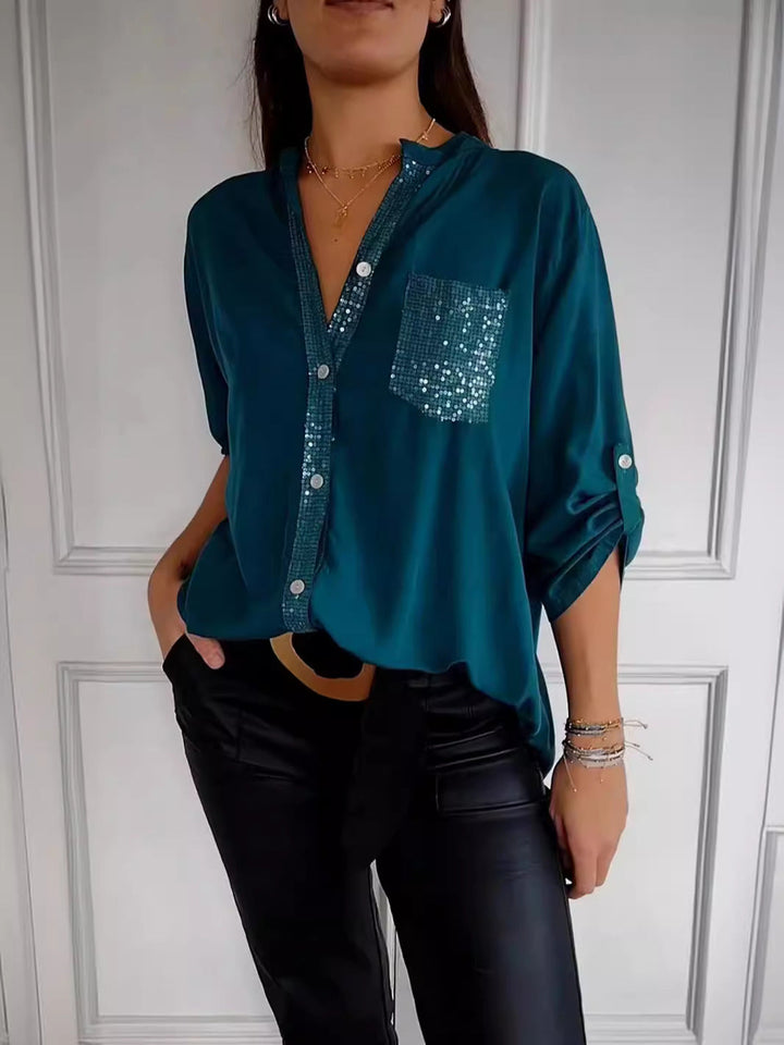 <div>Novalee - Blusa Glamour Elegante</div>