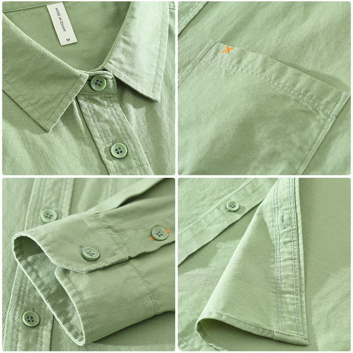 Camicia da uomo in cotone, elegante e versatile