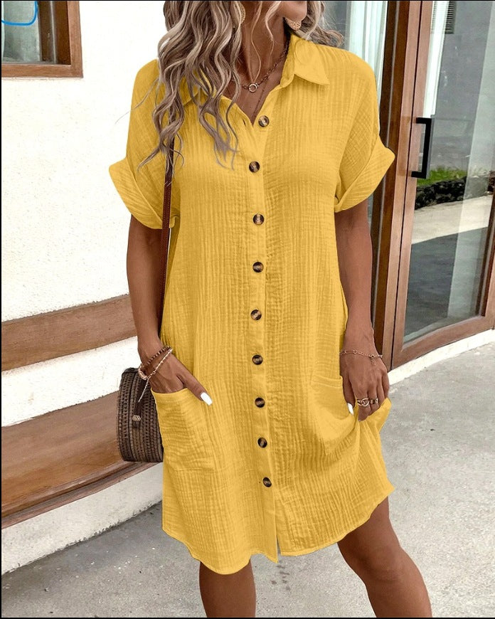 L'elegante abito camicia Emilia™ unisce un comfort eccezionale a uno stile unico!