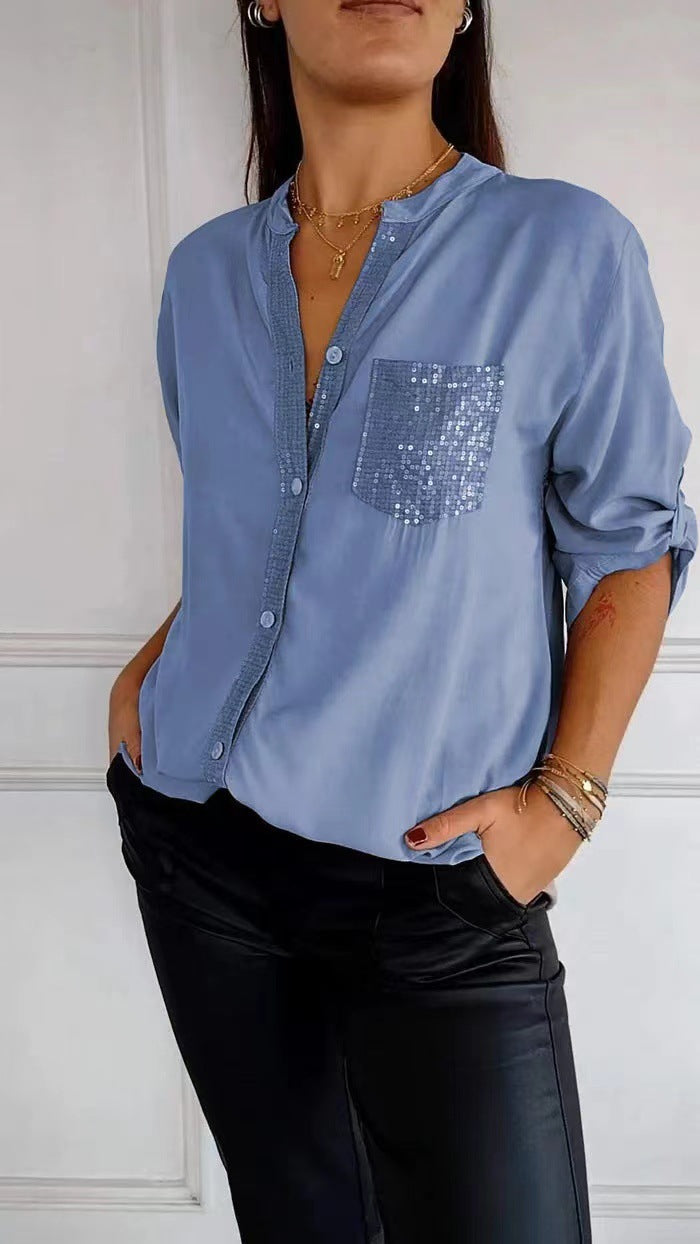 <div>Novalee - Blusa Glamour Elegante</div>