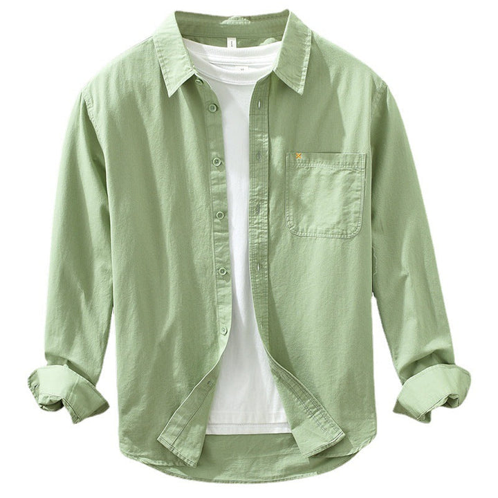 Camicia da uomo in cotone, elegante e versatile