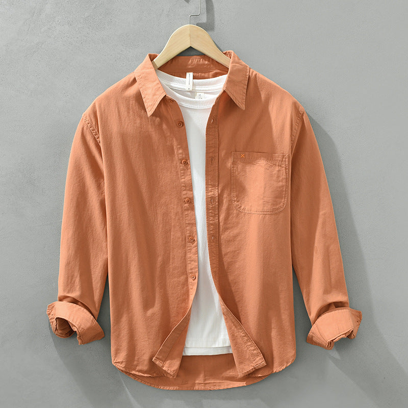 Camicia da uomo in cotone, elegante e versatile