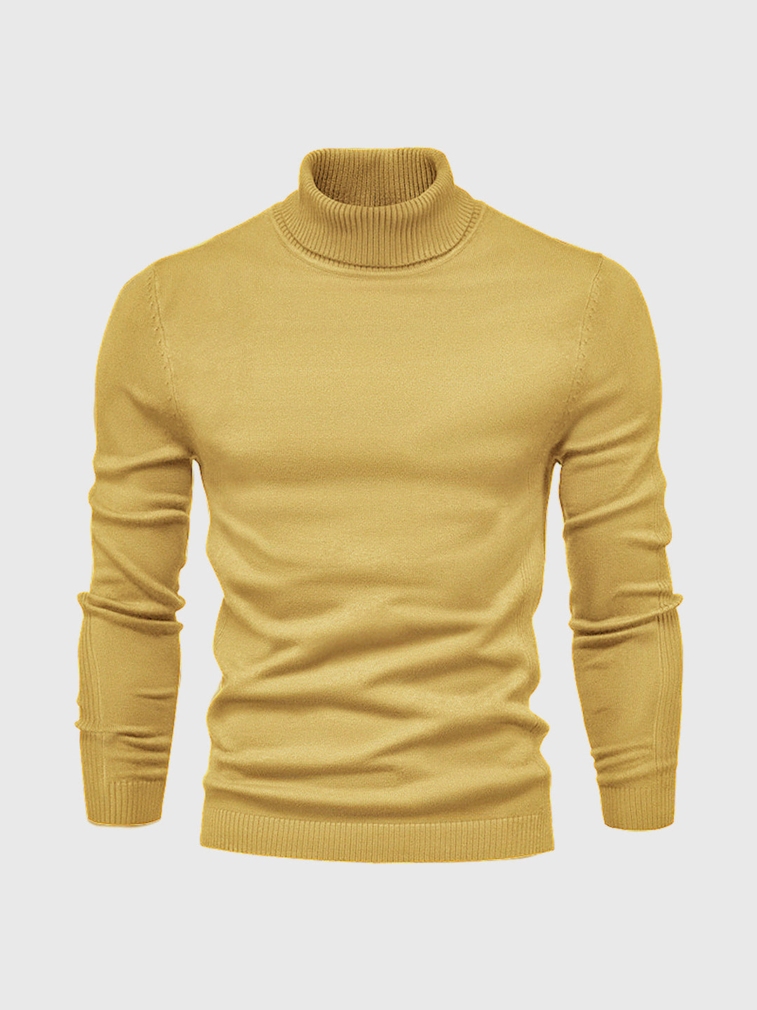 Confortevole maglione dolcevita lavabile da uomo - stile e comfort per tutti i giorni