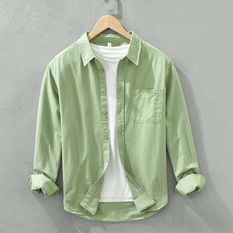 Camicia da uomo in cotone, elegante e versatile