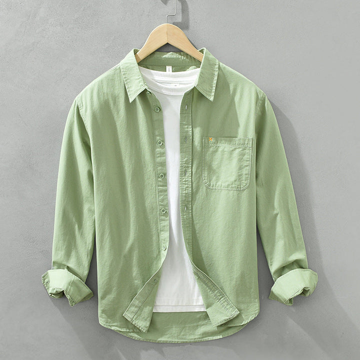 Camicia da uomo in cotone, elegante e versatile
