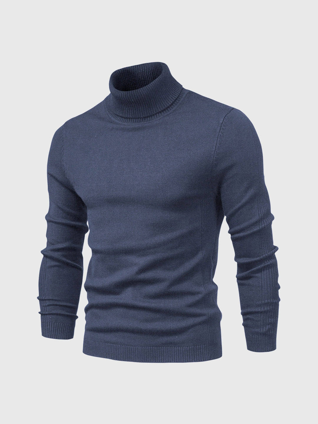 Confortevole maglione dolcevita lavabile da uomo - stile e comfort per tutti i giorni