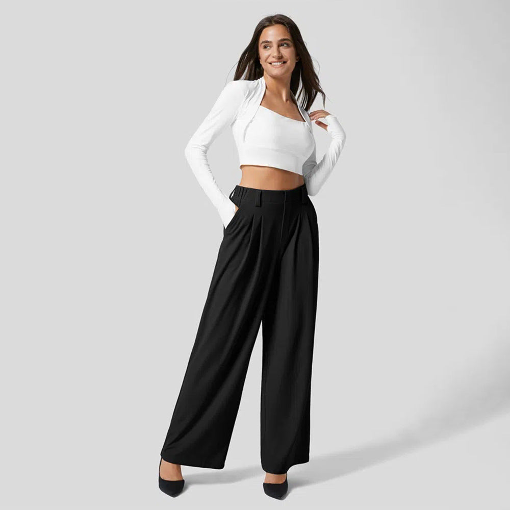 Eleganti pantaloni palazzo da donna con vestibilità ampia per il massimo comfort