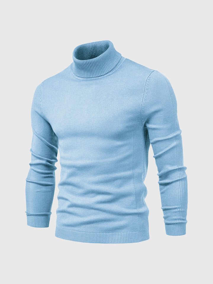 Confortevole maglione dolcevita lavabile da uomo - stile e comfort per tutti i giorni