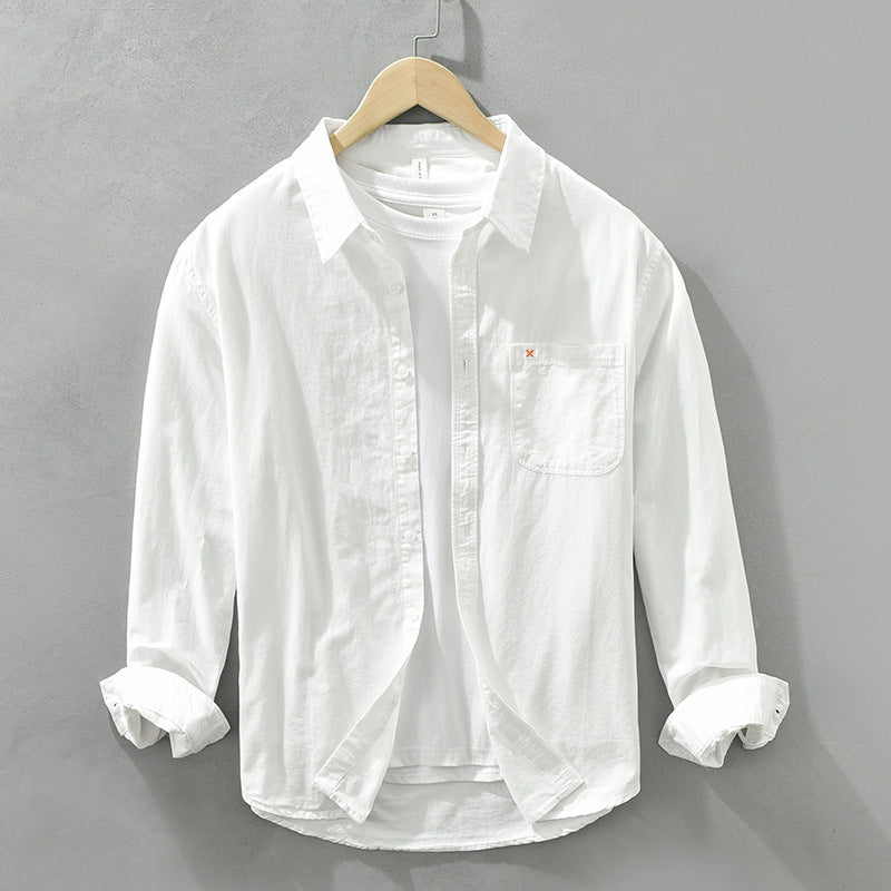 Camicia da uomo in cotone, elegante e versatile