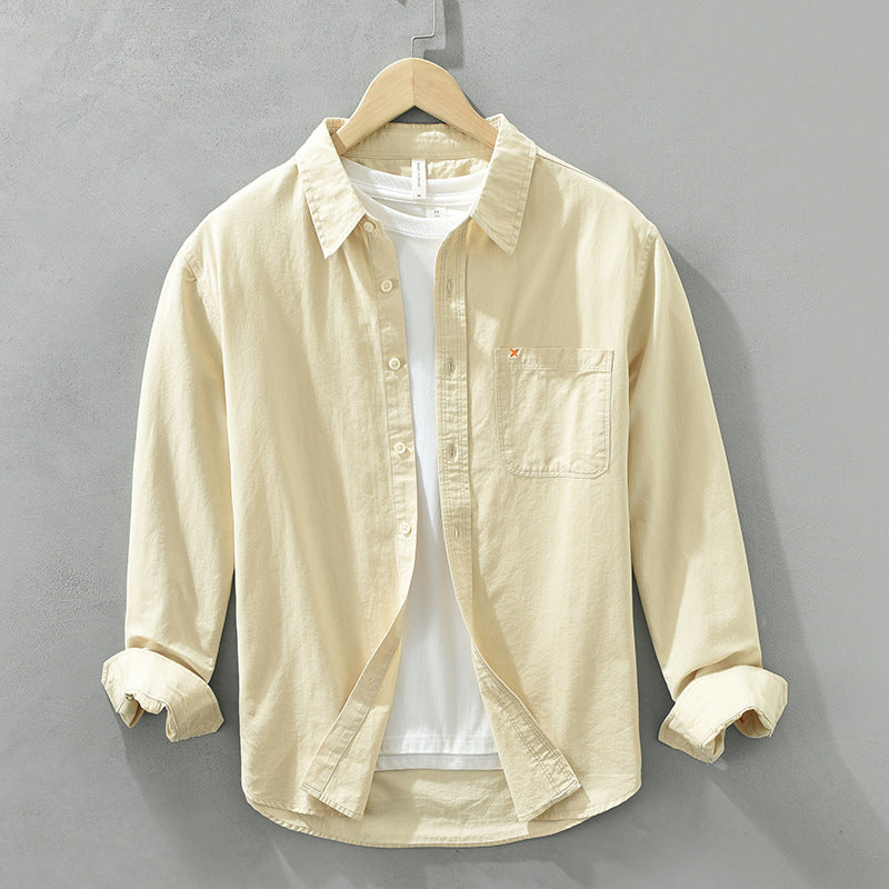 Camicia da uomo in cotone, elegante e versatile