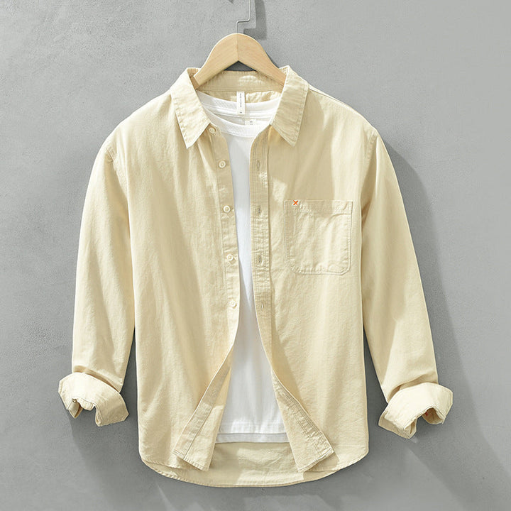 Camicia da uomo in cotone, elegante e versatile