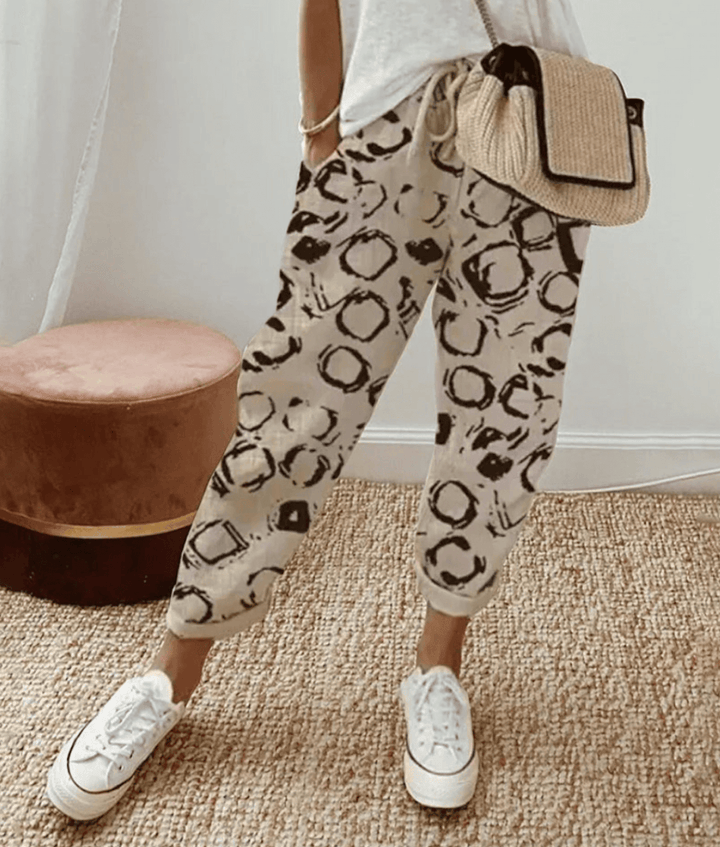 Pantaloni eleganti in cotone Beatrice™ - Stile e comfort per ogni occasione!