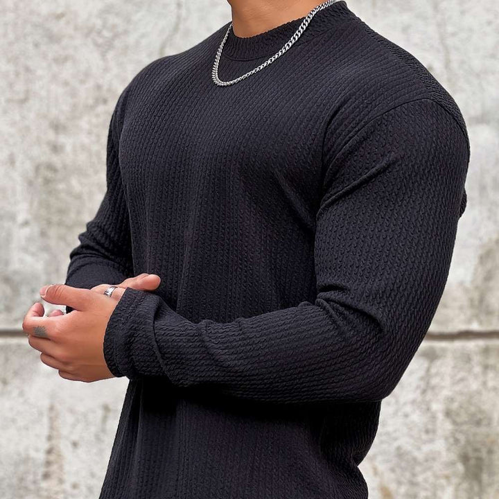 Elegante maglione fitness da uomo per uno stile attivo e sportivo