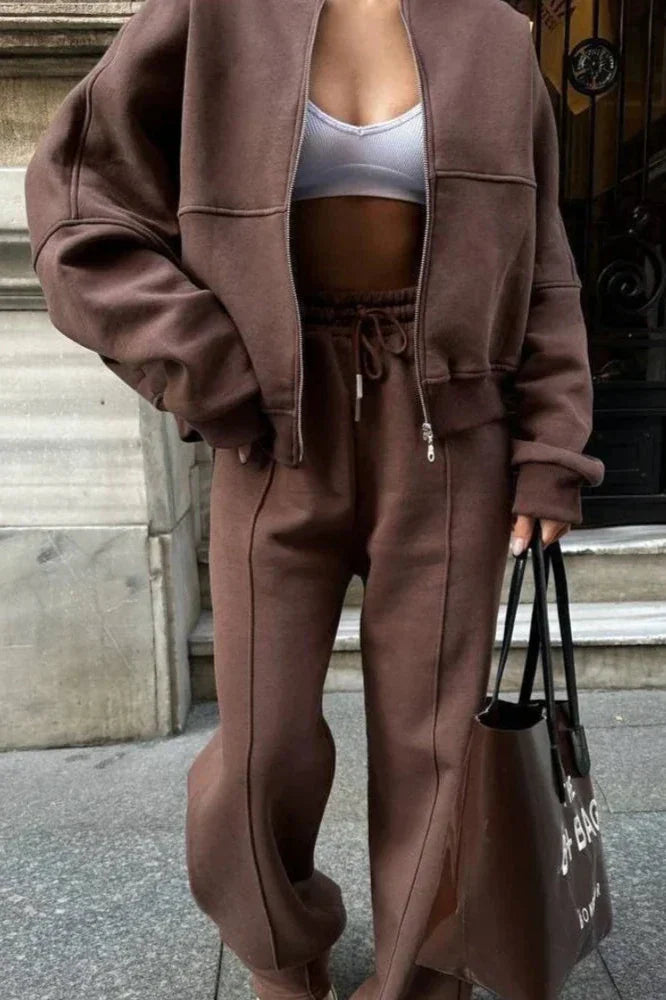 Ludovica | Set Comfort Con Cardigan E Pantaloni