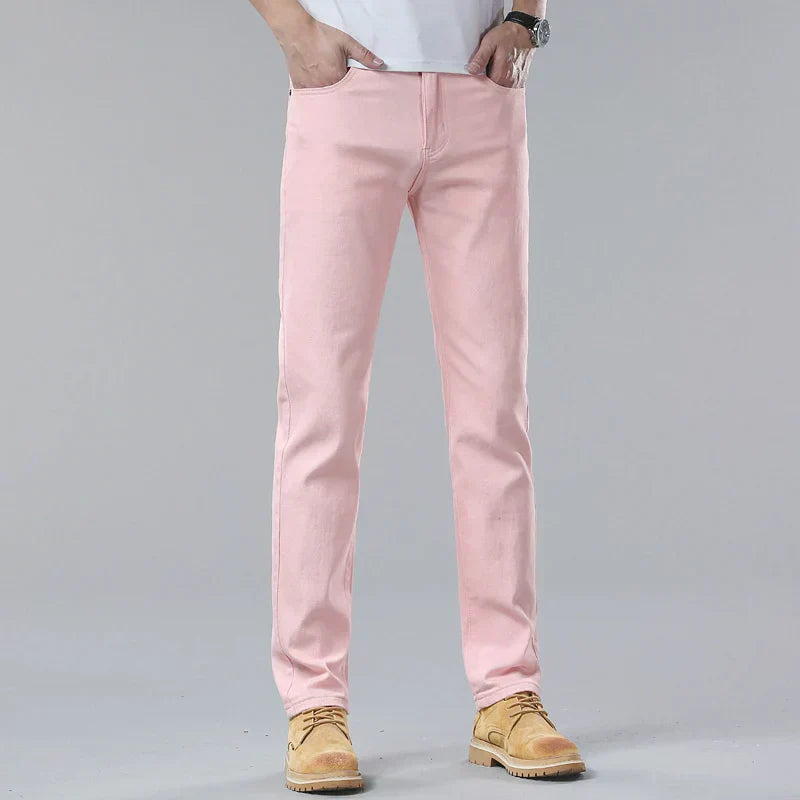 Jeans premium slim fit da uomo - denim elegante per un look perfetto