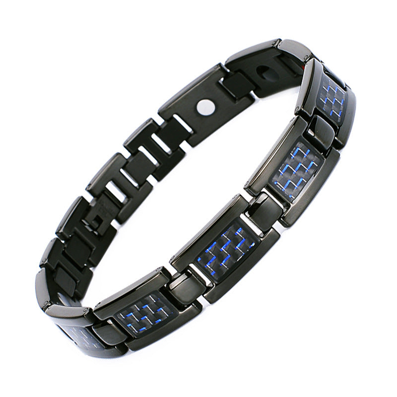 Bracciale da uomo in titanio resistente ed elegante - un accessorio elegante per gli uomini che apprezzano i classici