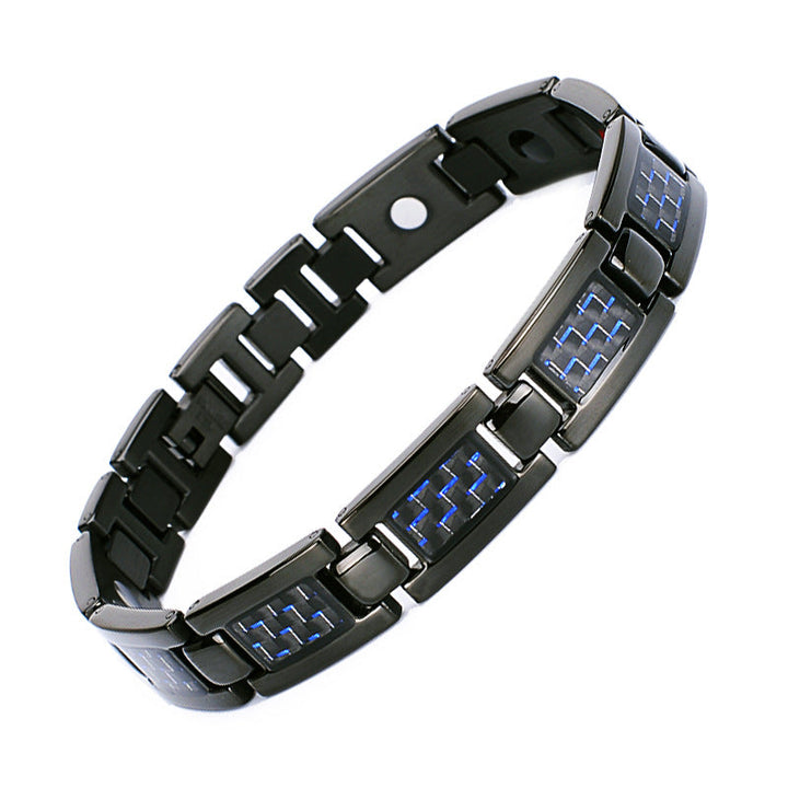 Bracciale da uomo in titanio resistente ed elegante - un accessorio elegante per gli uomini che apprezzano i classici