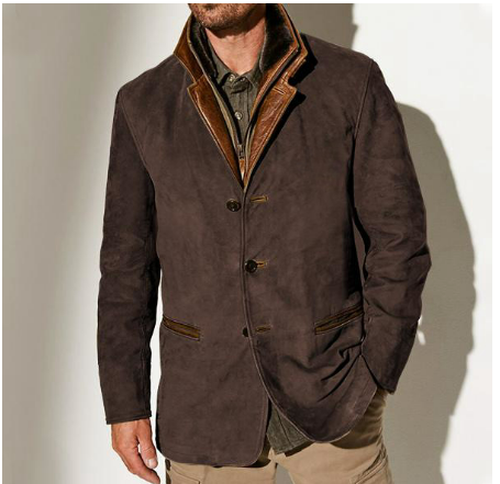 Giacca Dennis vintage elegante da uomo con bottoni - un'opzione alla moda e casual per gli uomini