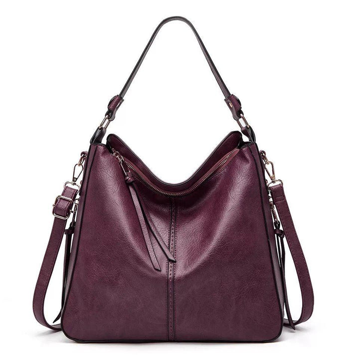 Ersilia™ - Elegante borsa in pelle con grande capacità e tasche laterali