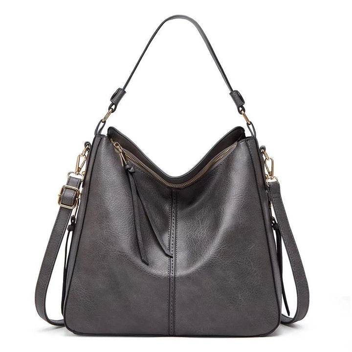 Ersilia™ - Elegante borsa in pelle con grande capacità e tasche laterali