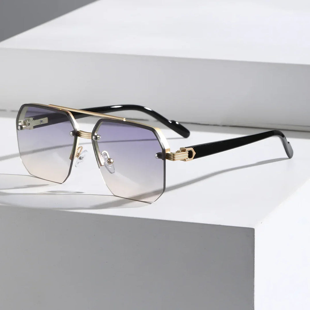 Moderna e geometrica Sonnenbrille per bambini per un look elegante
